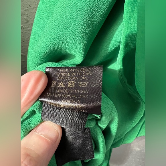 De La Vali Pareo Halter Top in Green Size 6 - Picture 6 of 9